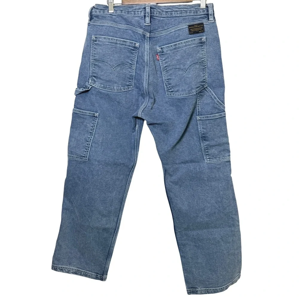 Levis Skateboarding Collection Carpenter Jeans Blue Denim 32x28 (Tag 32x32)